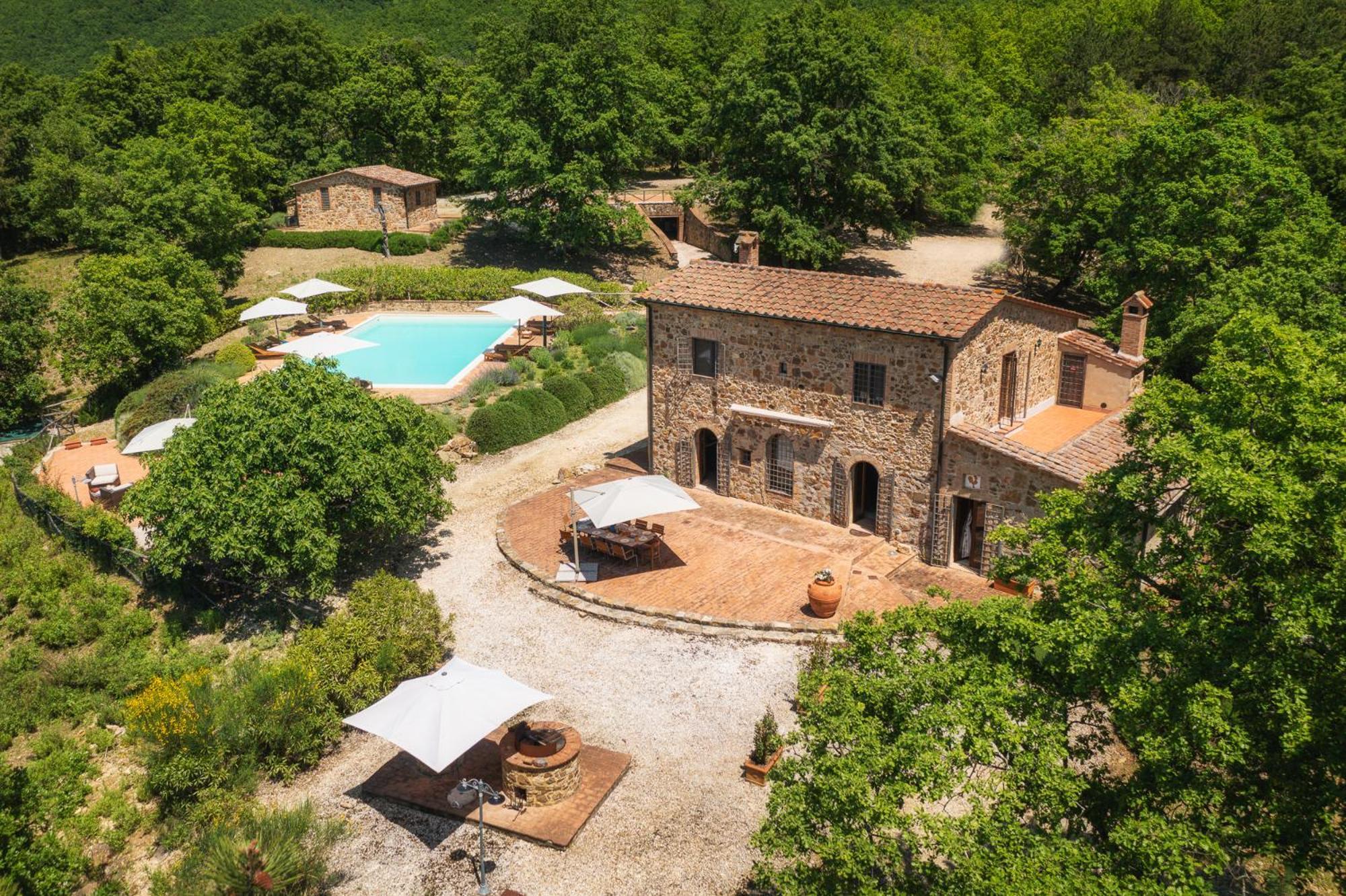 Borghetto Poggio Bianco Villa Radicondoli Habitación foto