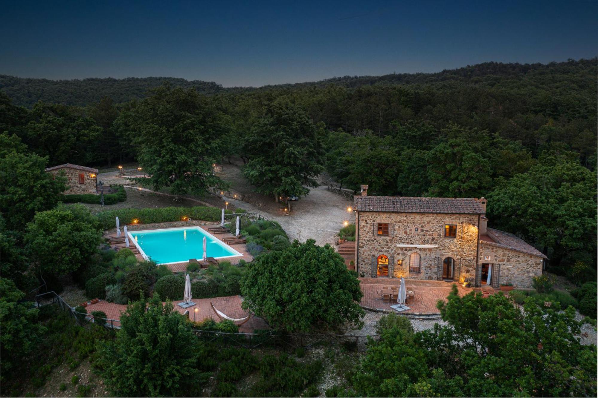 Borghetto Poggio Bianco Villa Radicondoli Habitación foto